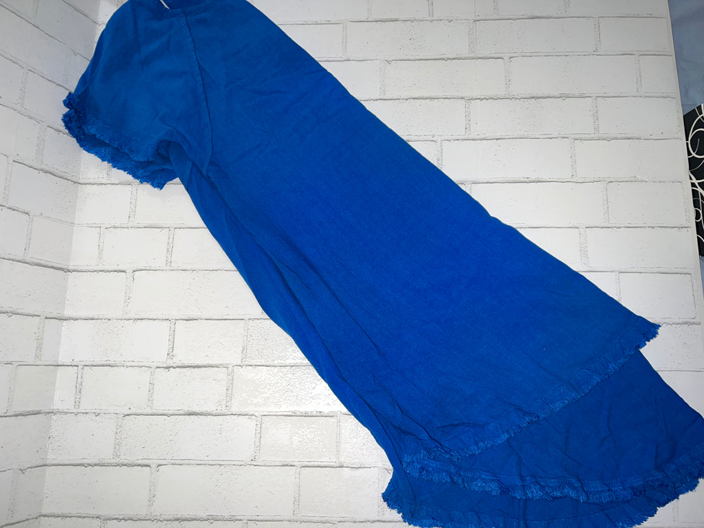 Cobalt Linen Dress Boutique105 Cobalt Linen Dress Boutique105