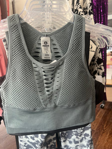 Sea Laser Cut Sports Bra