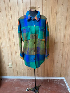 Green Multi Shacket
