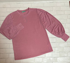 Mauve Pearl Sleeves