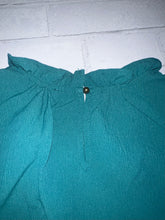 Green Top with Multi Print Sleeves