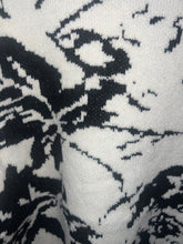Cream Sweater w/Floral Outline