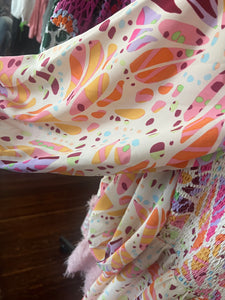 Ivory/Pink Combo Dress