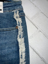 High Waist Jeans w/ Fray Details
