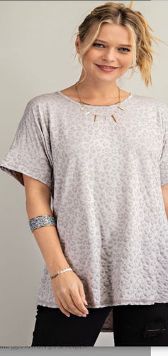 Short Sleeve Leopard Shirt