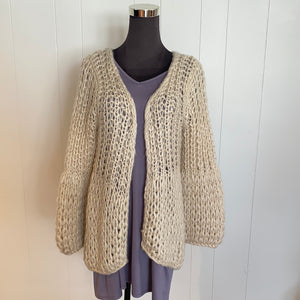 Cream Chunky Cardi