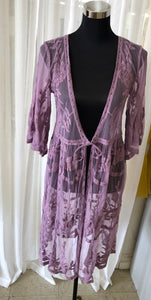 Lavender Lace Duster