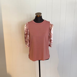 Mauve French Terry Knit