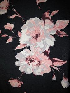 Pink Floral Razor Back Top