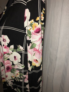 Floral & Stripe Cardigan