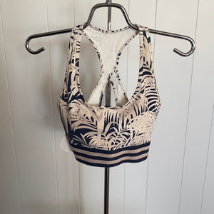 Coconut and Palm Tree Sports Bra
