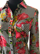 Gingham Floral Dress