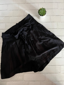 High Waisted Black Shorts