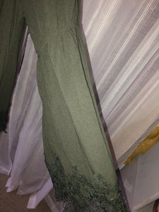 Curvaceous Olive Cold Shoulder