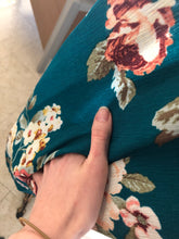 Teal Floral Kimono