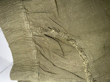 Lt Olive Linen Pants with Pocket