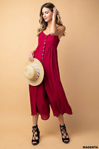 Button Down Jumpsuit