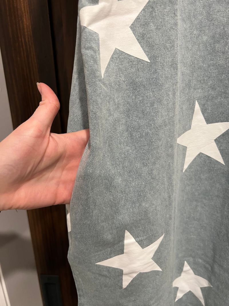 T-shirt Dress with Stars – Boutique105