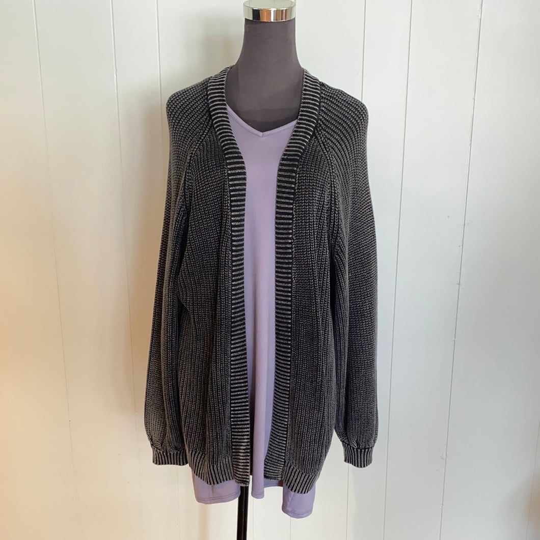 Charcoal Cardi