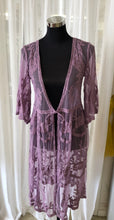 Lavender Lace Duster