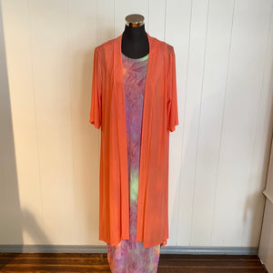 Sheer Mesh Maxi Length Cardi