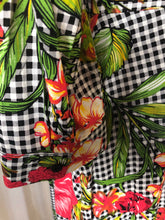 Gingham Floral Dress