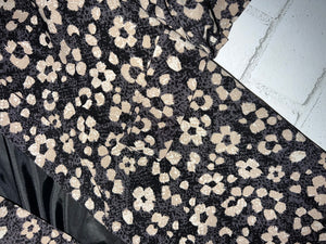 Black Blazer with Daisies