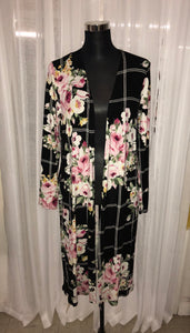 Floral & Stripe Cardigan