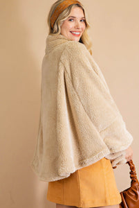 Ultra Soft Faux Fur Cape