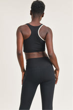 Black/Natural Twist Sports Bra