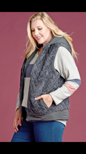 Quilted Faux Fur Vest