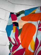 Short Sleeve Multicolor Print Top