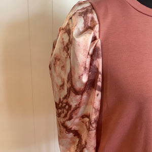Mauve French Terry Knit